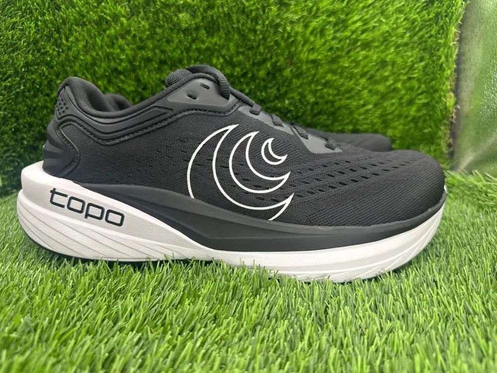 Topo Athletic Phantom 4 Athletic Sneaker Women's 9 Black Mesh Training Running